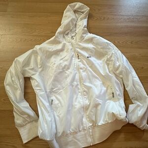 Nike White Windrunner Sportswear Jacket